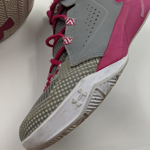 UNDER ARMOUR Torch Fade High Top Basketball Shoes Sz 8 - Picture 12 of 16